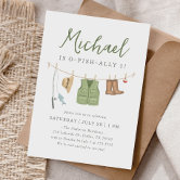 The Big One | 1st Birthday Fishing Invitation