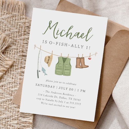 O-Fish-Ally One Fishing 1st Birthday