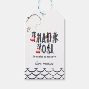 O-Fish-ally One Fishing Birthday Party Favor Gift Tags