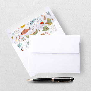 O-Fish-Ally One Fishing Kids 1st Birthday Envelope Liner
