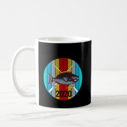 O_Fish_Ally Retired 2020 Retro Funny Fishing Retir Coffee Mug