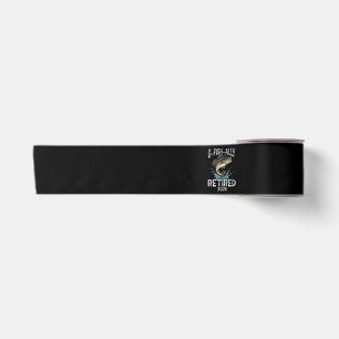O-Fish-Ally Retired 2026 Humor Funny Satin Ribbon