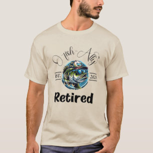 O-Fish-Ally Retired bass fishing T-Shirt