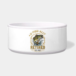 O Fish Ally Retired Since 2026 Fishing Retirement Bowl