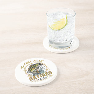 O Fish Ally Retired Since 2026 Fishing Retirement Coaster