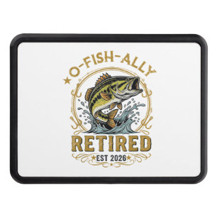 O Fish Ally Retired Since 2026 Fishing Retirement Hitch Cover