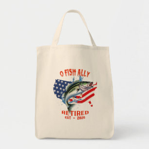 O-FISH-ALLY Retired Tote: Reel Adventures Begin 20 Tote Bag