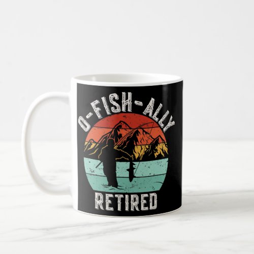 O Fish Ally Retired Vintage Fishing  Coffee Mug