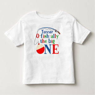 O-fish-ally the big one first birthday tshirt