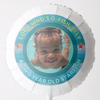 O-Fish-ally TWO Customizable Balloon