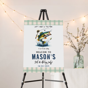 O-Fish-Ally Two Fishing 2nd Birthday Foam Board