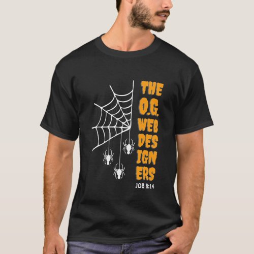 OG WEB DESIGNERS Spider Christian Halloween T_Shirt