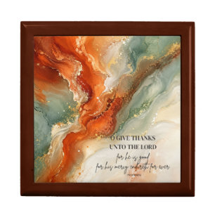 O GIVE THANKS UNTO THE LORD Thanksgiving Gift Box