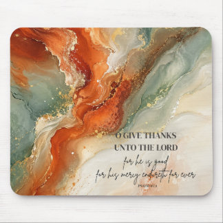 O GIVE THANKS UNTO THE LORD |Thanksgiving Gift Mouse Pad