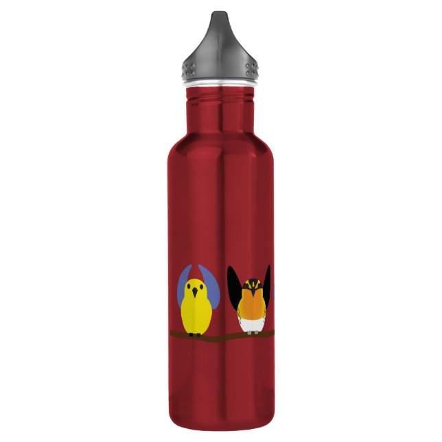 O-H-I-O Warbler Water Bottle (Left)