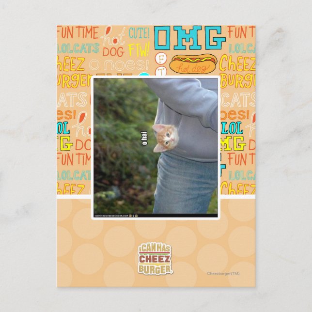 O hai postcard (Front)