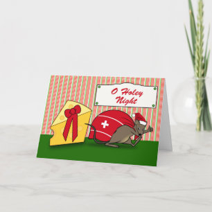 O Holey Night, Merry Swissmas, Mouse and Cheese Card