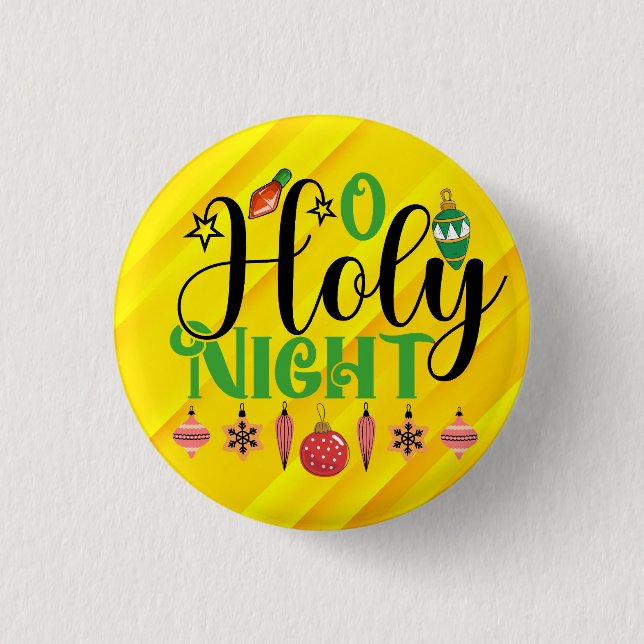 O Holy Night-84603 Button (Front)