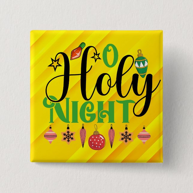 O Holy Night-84603 Button (Front)