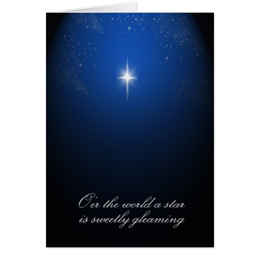 O Holy Night Christmas Card | Zazzle