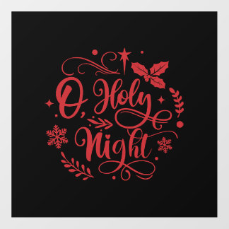 O Holy Night Christmas Holiday Floor Decals