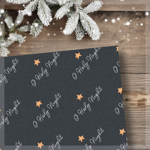 O Holy Night Christmas Star  Tissue Paper