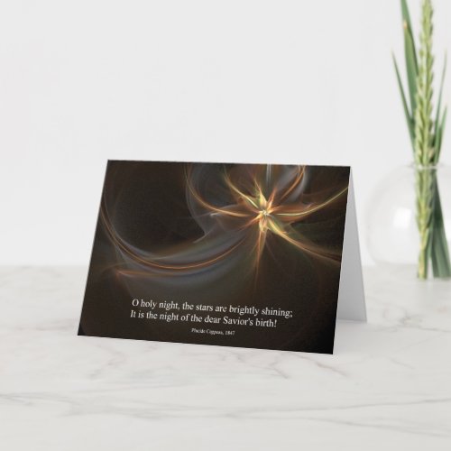 O Holy Night Holiday Card