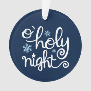 O Holy Night Modern Christian Religious Christmas Ornament