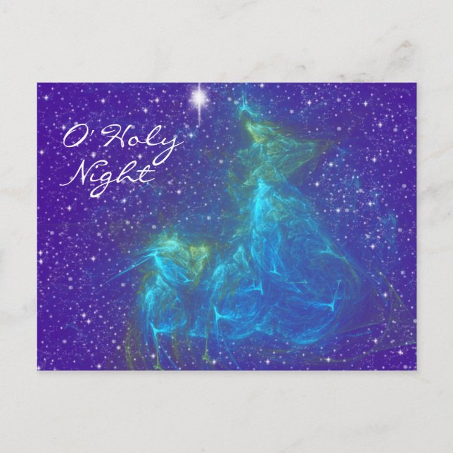 O' HOLY NIGHT post card (Front)