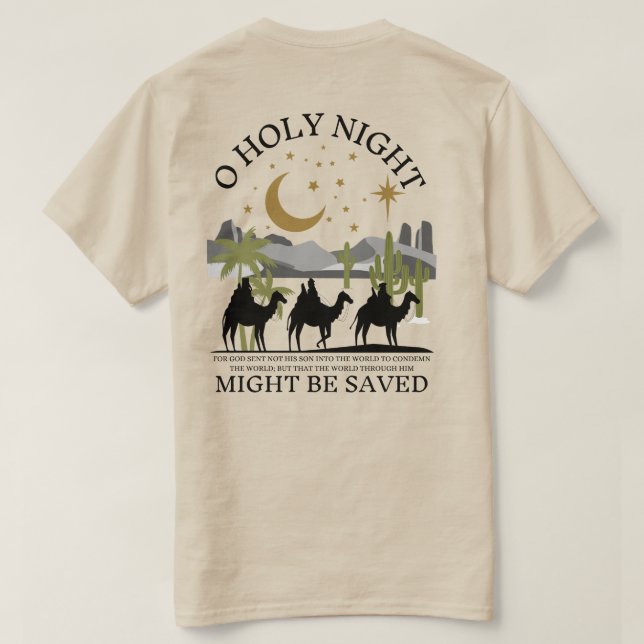 O HOLY NIGHT T-Shirt (Design Back)