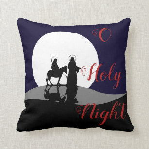 Oh Holy Night Church Pillow | Little Birdie