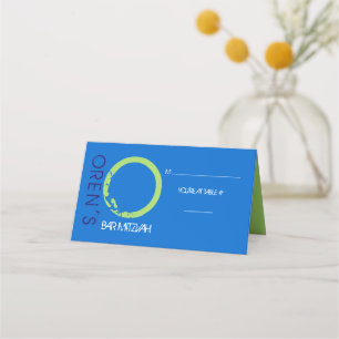 O INITIAL COLLECTION Bar Mitzvah Seating Escort Place Card