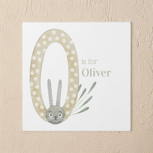O is for Custom Name Animal Letter Art (Creator Uploaded)