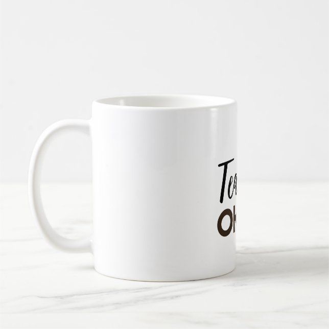 O is for Okapi Coffee Mug (Left)