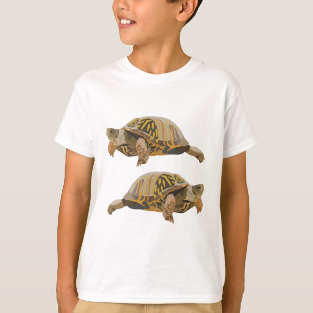 O is for Ornate Box Turtle T-Shirt (Front)