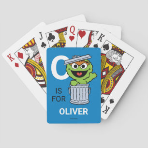 O is for Oscar the Grouch Playing Cards