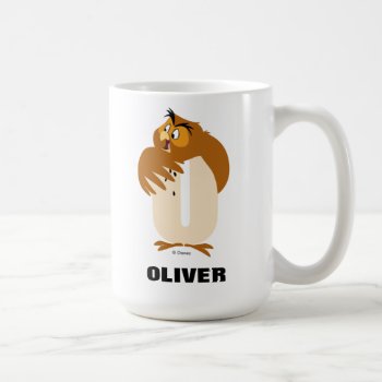 O Is For Owl | Add Your Name Coffee Mug by DisneyLogosLetters at Zazzle