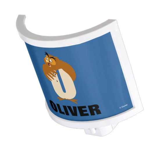 O is for Owl | Add Your Name Night Light (Angled)