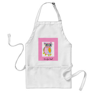 O is for Owl Adult Apron