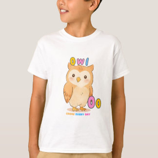 “O is for Owl” Alphabet Tee – Grow Every Day