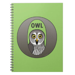 O is for Owl Photo Notebook (6.5