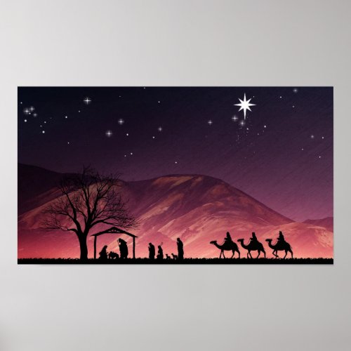 o little town of bethlehem poster