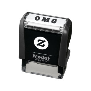 O M G Bold Self-inking Stamp