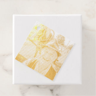 o mica amintire  foil favor tags