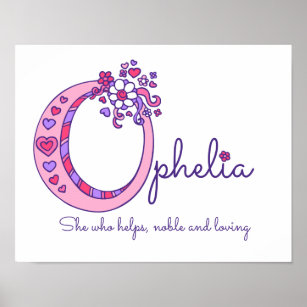 Girl Name Meaning Posters Prints Zazzle