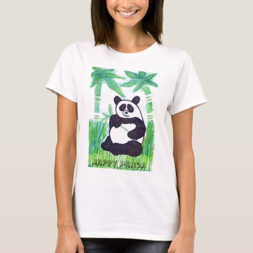 OO Happy Panda T_Shirt