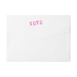 ✘o✘o wrap around label