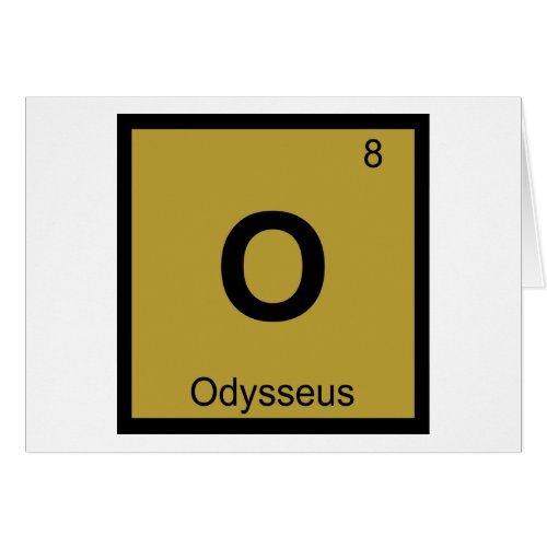 O _ Odysseus Chemistry Periodic Table Symbol Greek