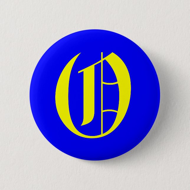 O - OLD ENGLISH BUTTON (Front)