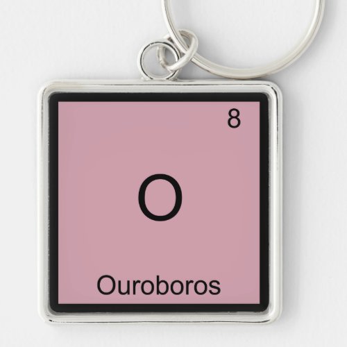 O _ Ouroboros Funny Chemistry Element Symbol Tee Keychain